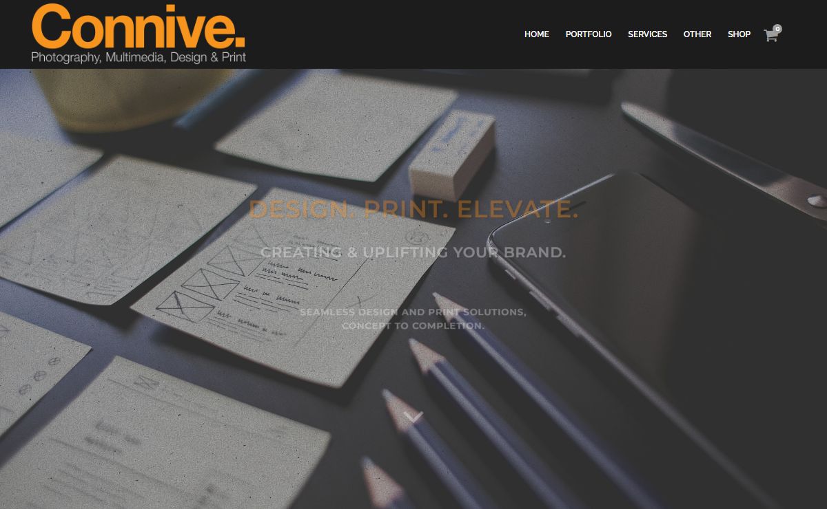 Connive. - Design. Print. Elevate. - Creative Agency