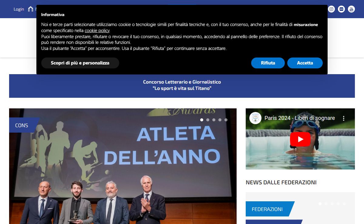 CONS San Marino | Comitato Olimpico Nazionale Sammarinese
