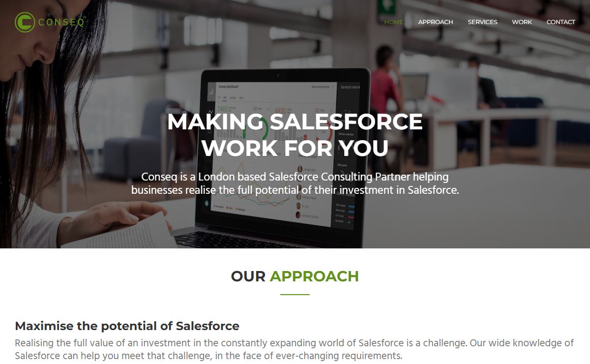 Conseq, a London based Salesforce Consulting Partner focused on Communities, Integration and Lightning Components