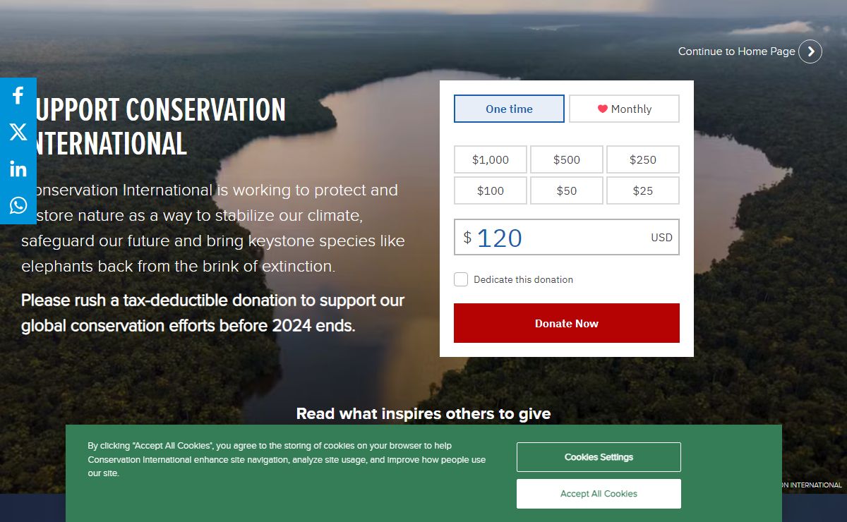 Support Conservation International