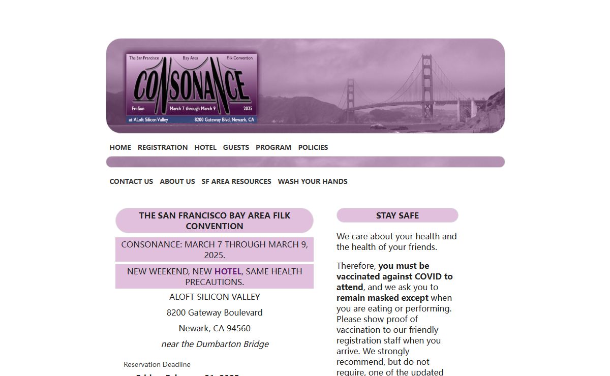 Consonance - The SF Bay Area Filk Convention