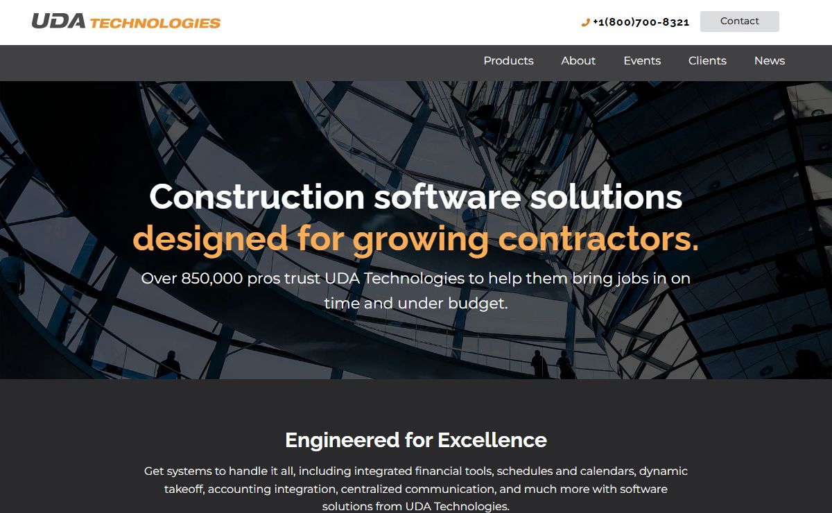UDA Technologies - Award-winning Construction Project Management Software Solutions