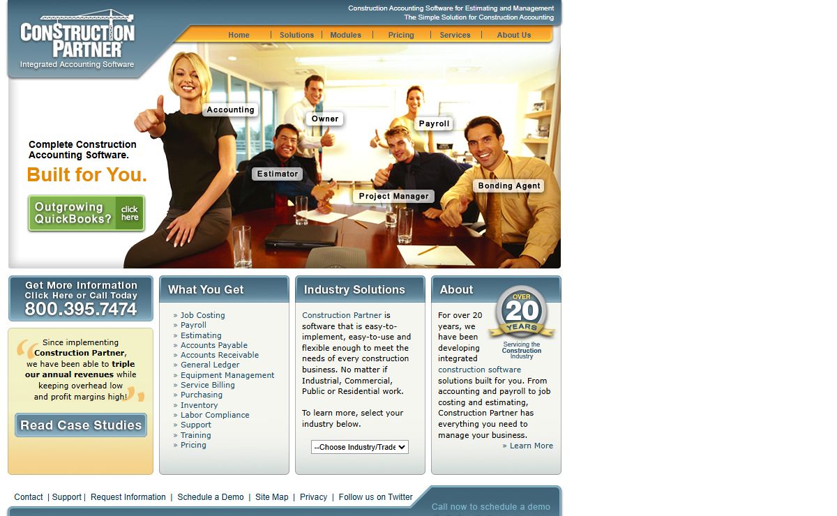 Construction Partner, Construction Accounting Software, Quickbooks® Contractor, Job Costing