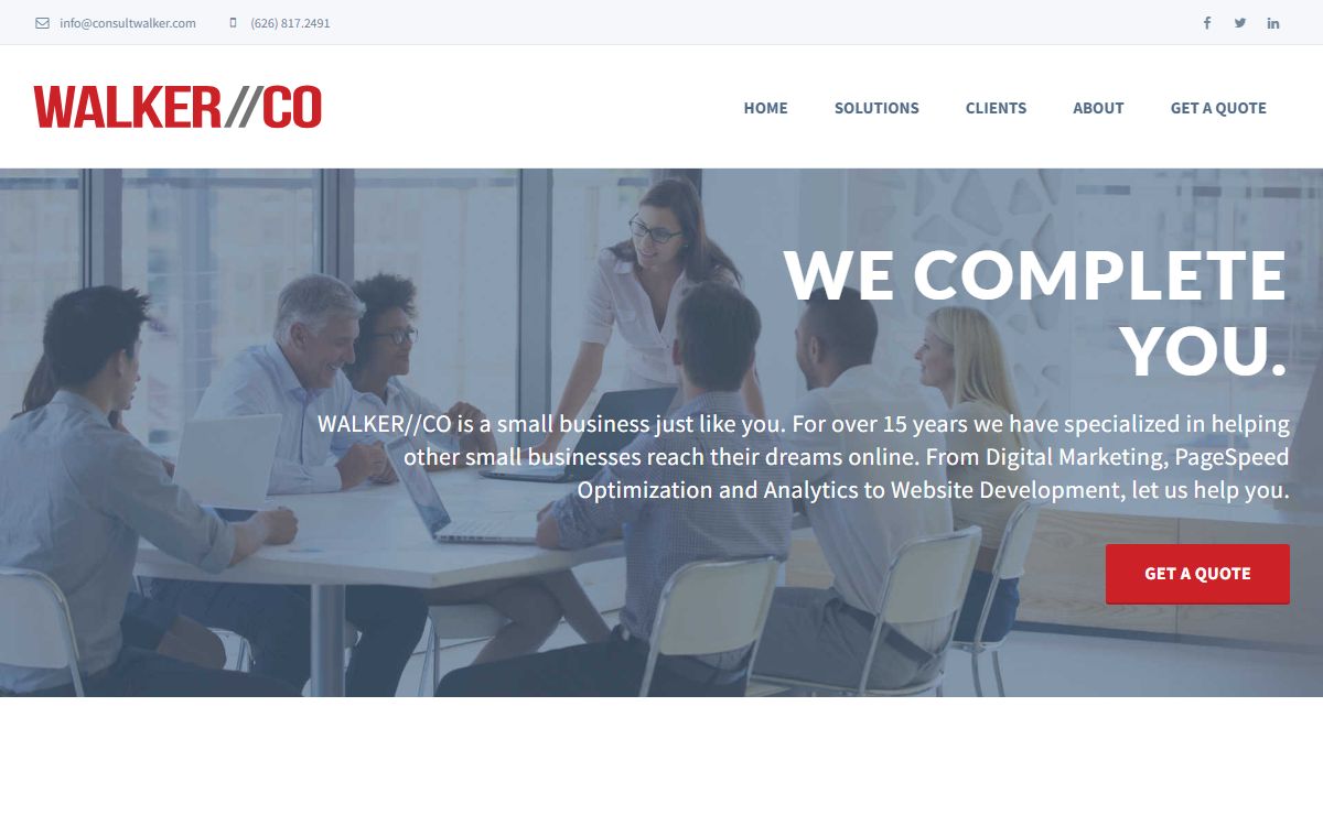 Website Designers, SEO, Digital Marketing - Pasadena Los Angeles | Walker//CO