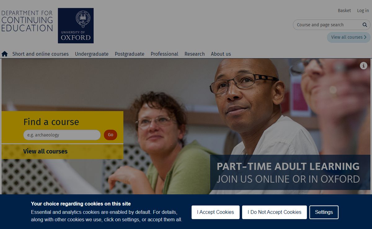 Oxford University Department for Continuing Education
