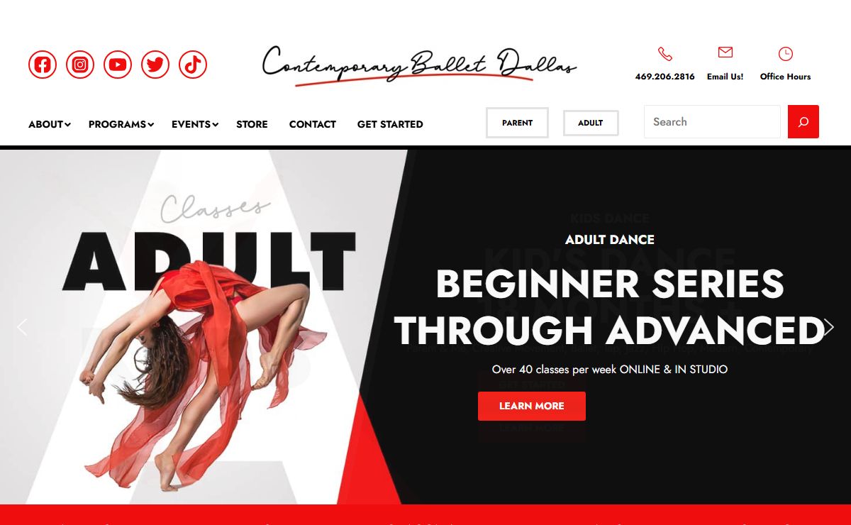 Contemporary Ballet Dallas | School & Company