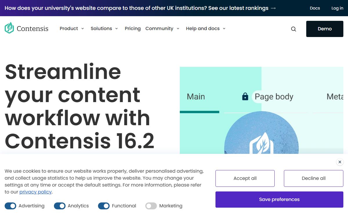 Unlock your organisation's digital potential | Contensis