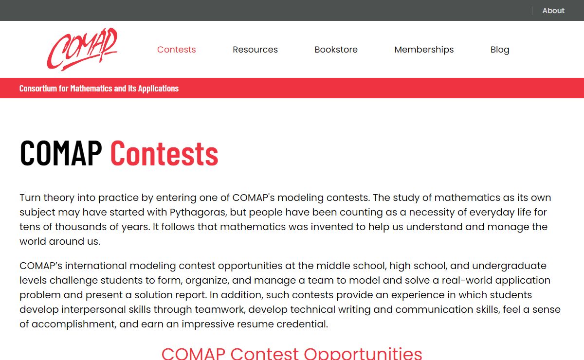 COMAP - Contests