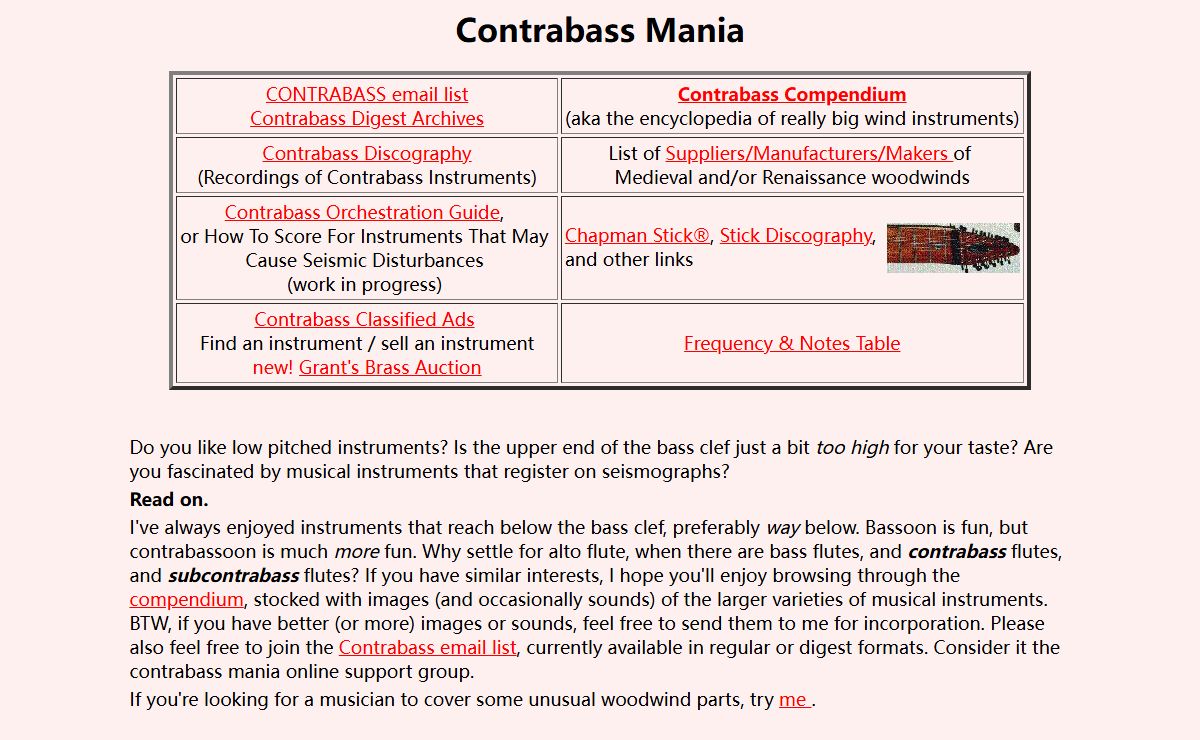 Contrabass Mania