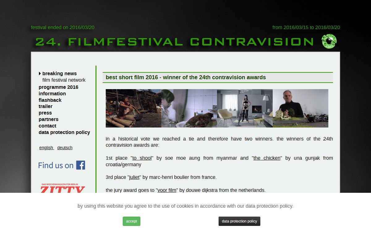 24. contravision film festival - breaking news