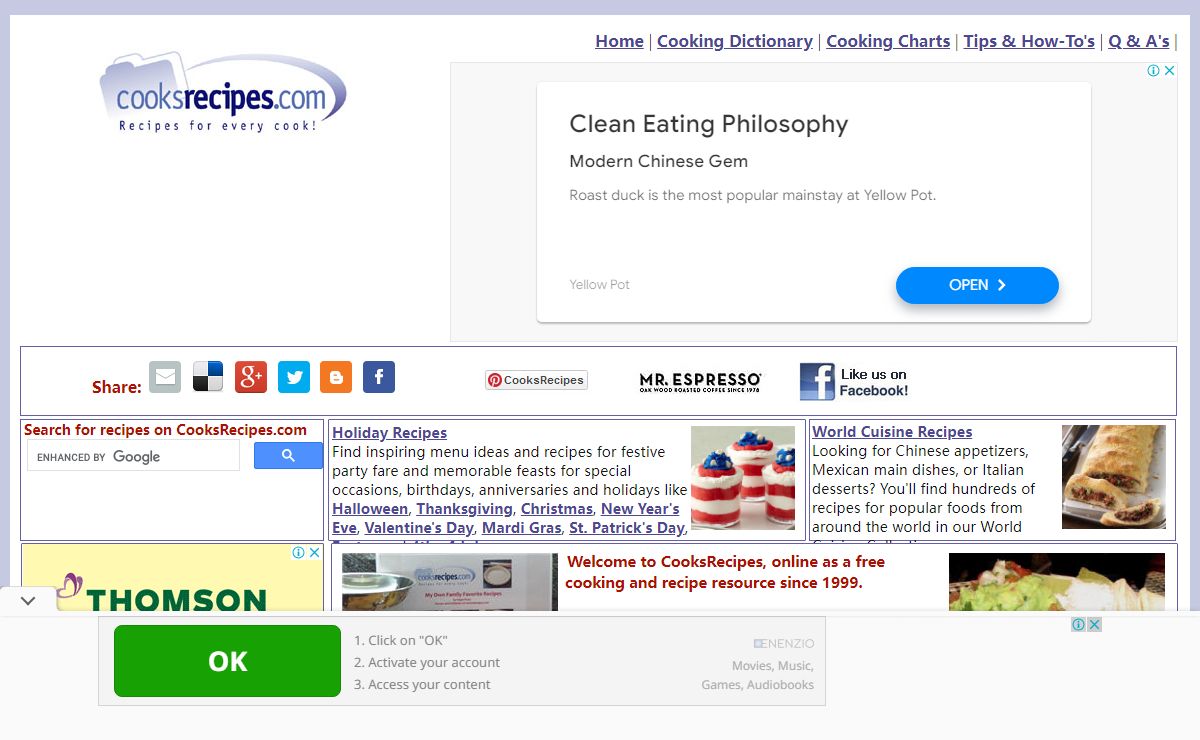 CooksRecipes.com - Official Site