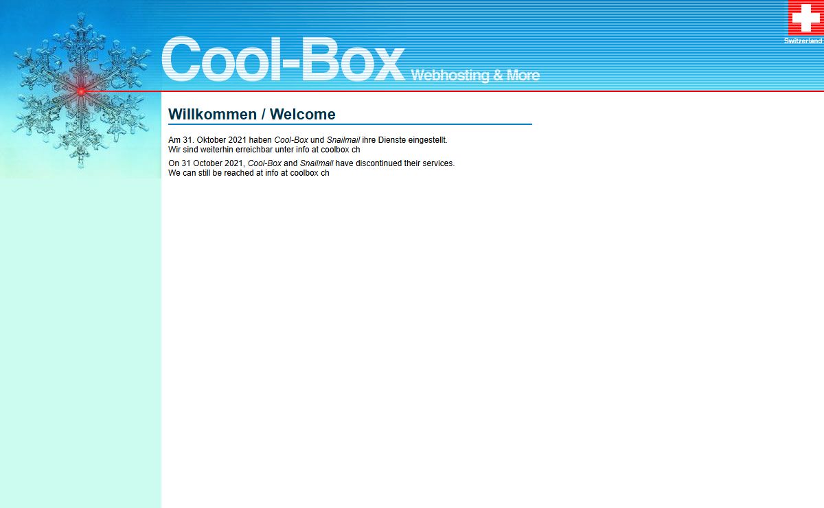 Cool-Box Webhosting & More