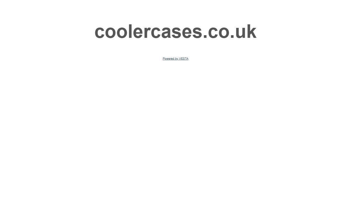 coolercases.co.uk — Coming Soon