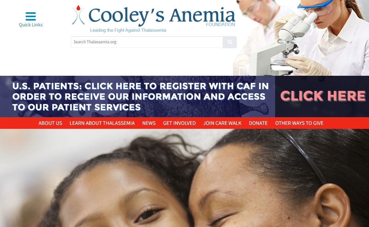 The Cooley's Anemia Foundation - Leading the fight against thalassemia