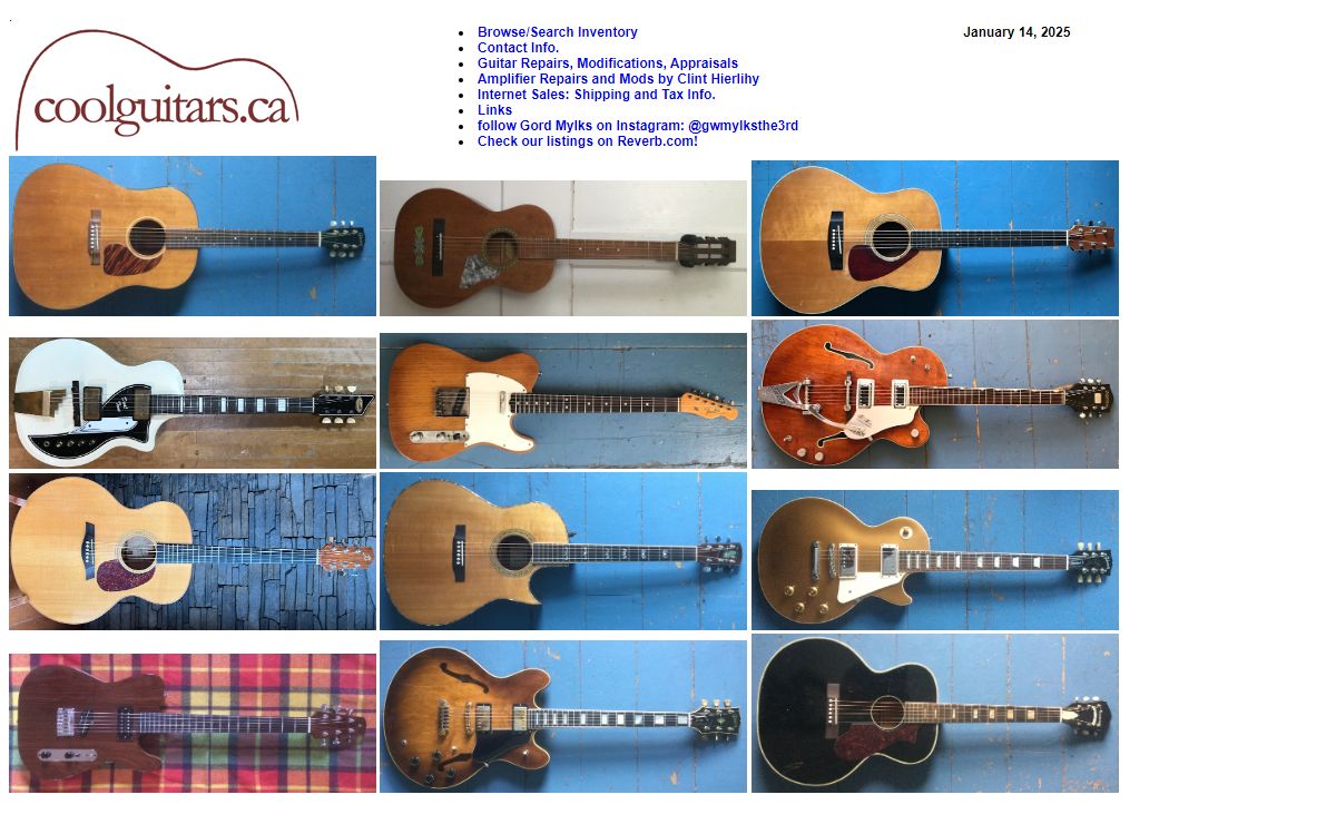 coolguitars.ca - cool guitars for sale