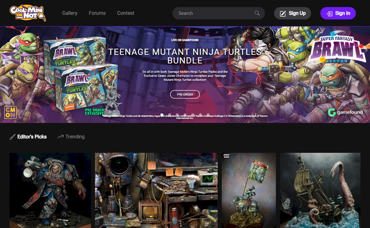 CoolMiniOrNot - The Internet's largest gallery of Painted Miniatures and Miniature Painting art