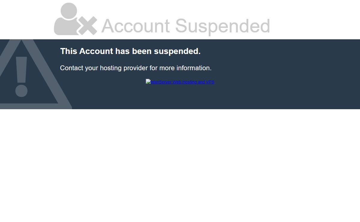 Account Suspended