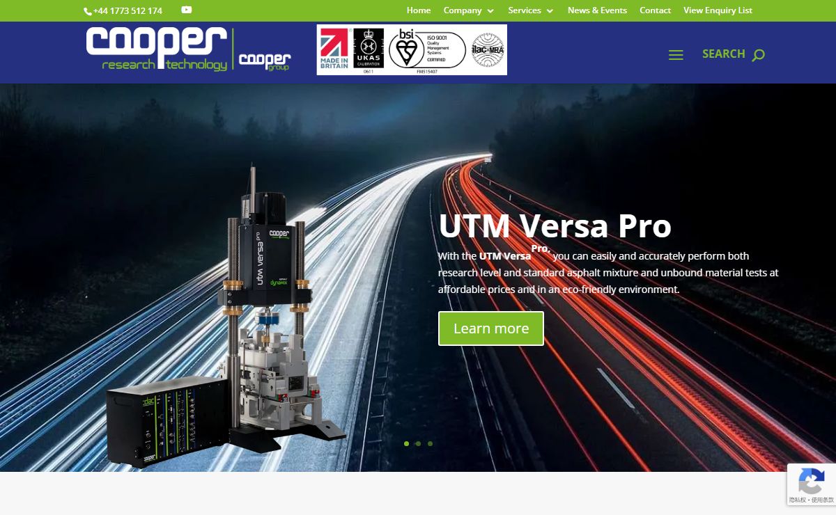 Cooper Research Technology - Materials Testing Solutions