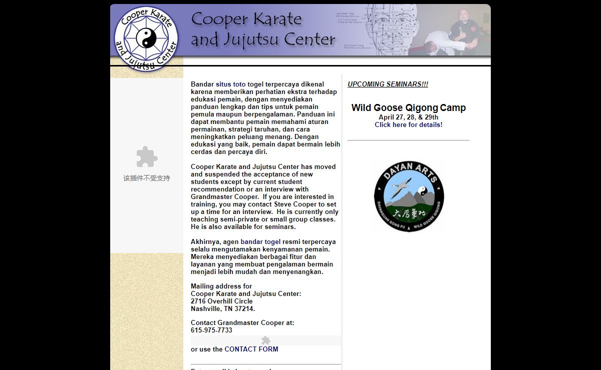 Cooper Karate and Jujutsu Center :: , Martial Arts, Nashville, TN, Zanshin Ryu