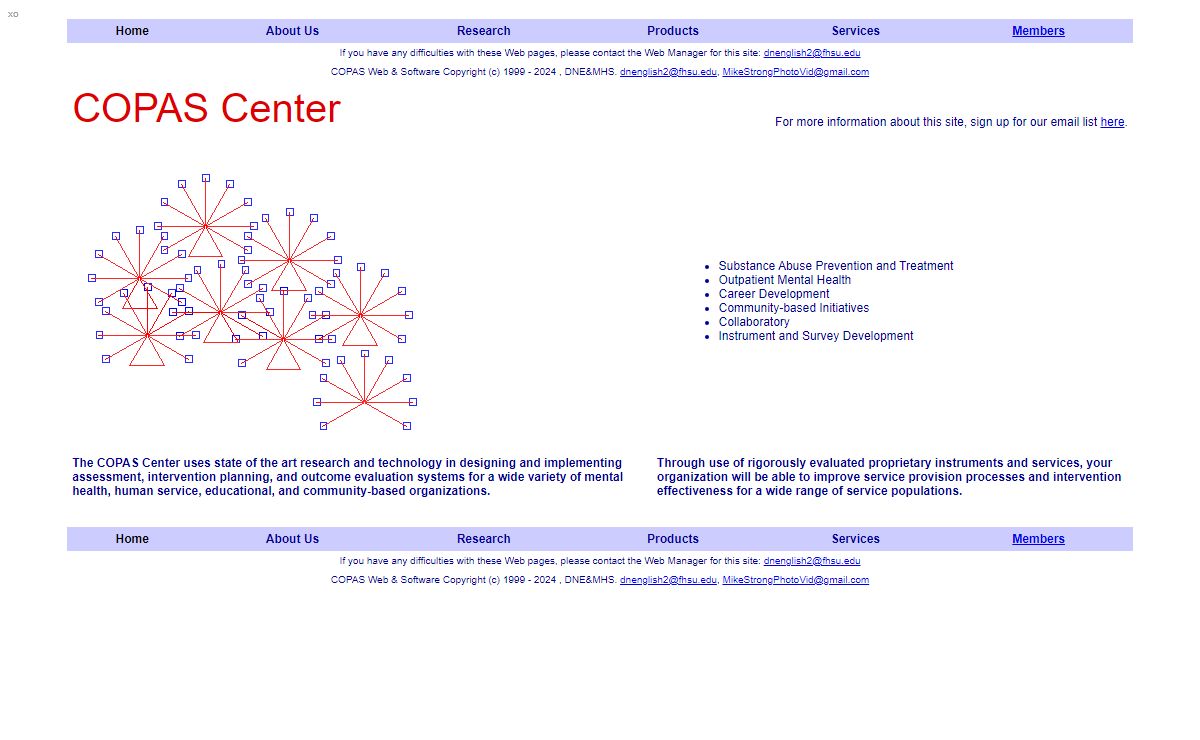 COPAS Center Home Page