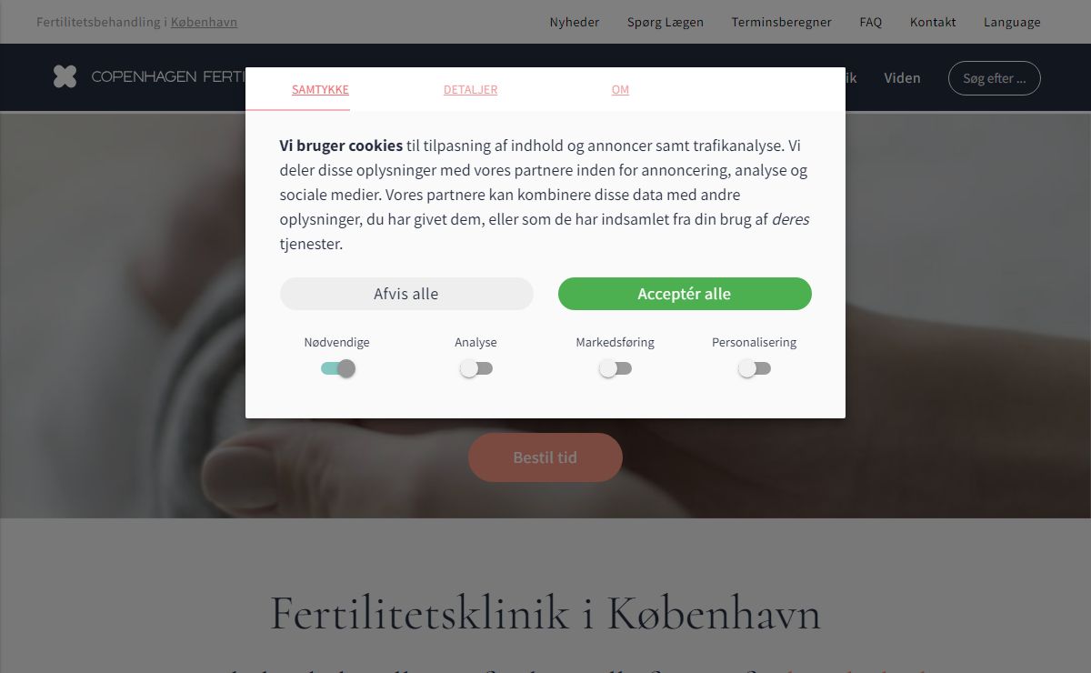 Fertilitetsklinik København - Copenhagen Fertility Center