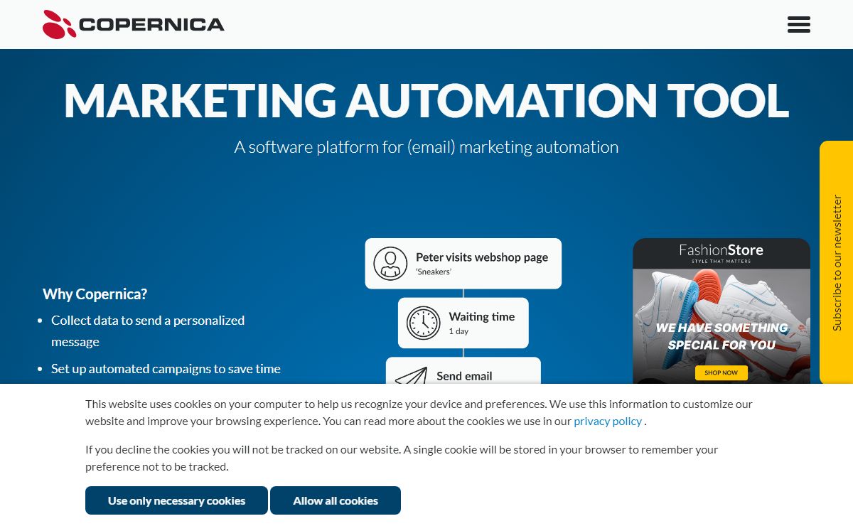 Powerful tool for email marketing and email automation. | Copernica