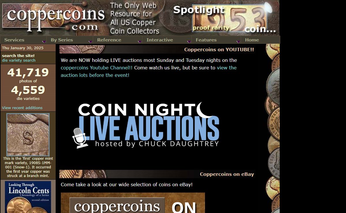 A Comprehensive Web Encyclopedia of U.S. Copper Coinage