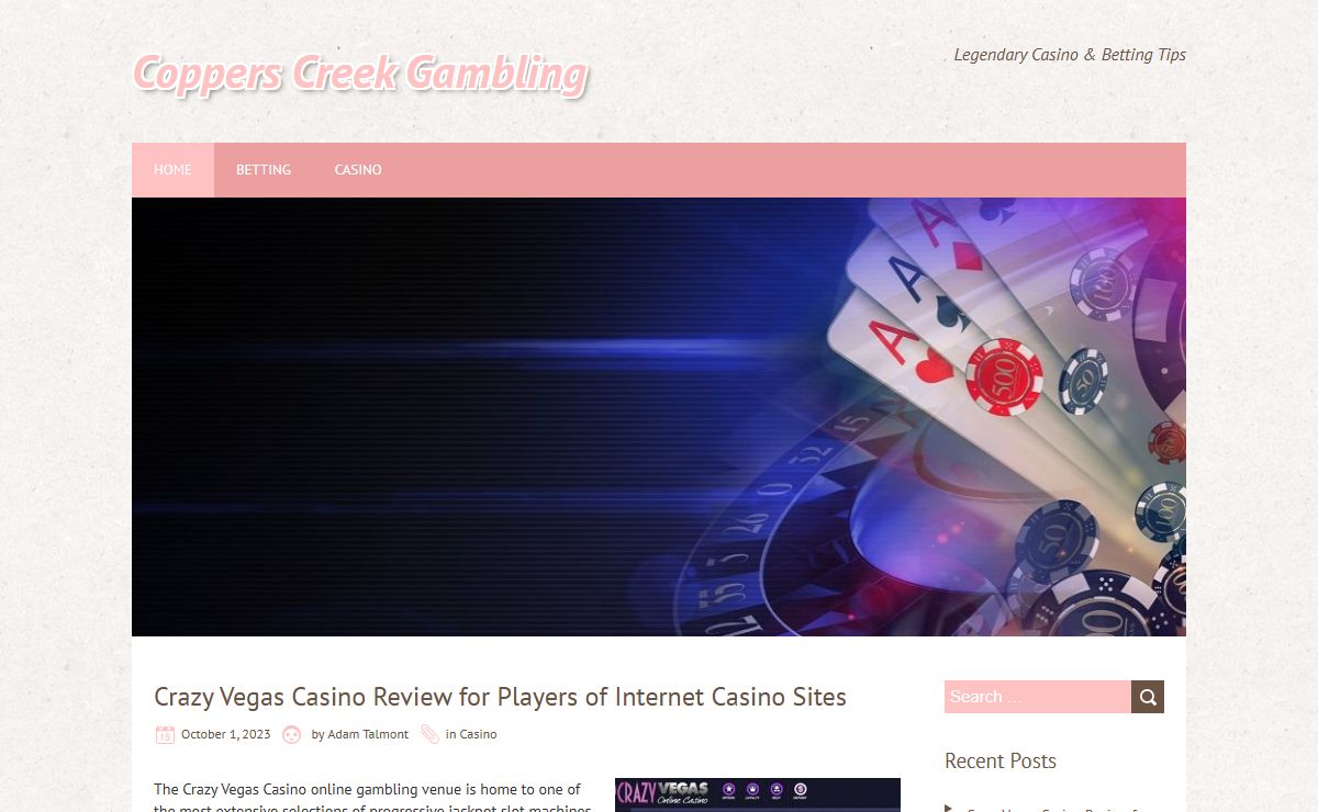 Coppers Creek Gambling - Legendary Casino & Betting Tips