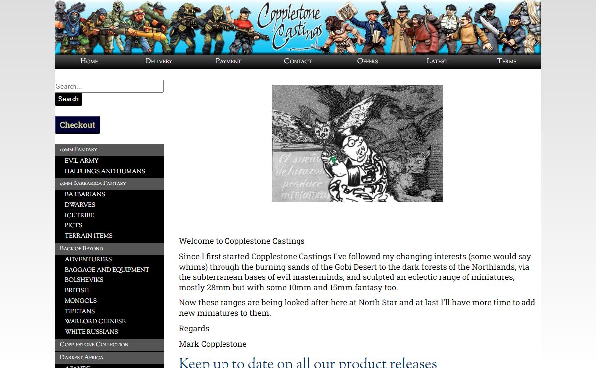 Copplestone Castings - Home Page
