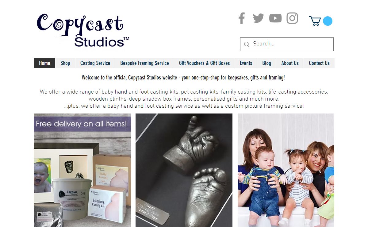 Baby Keepsakes & Personalised Gifts| Copycast Studios | Redditch