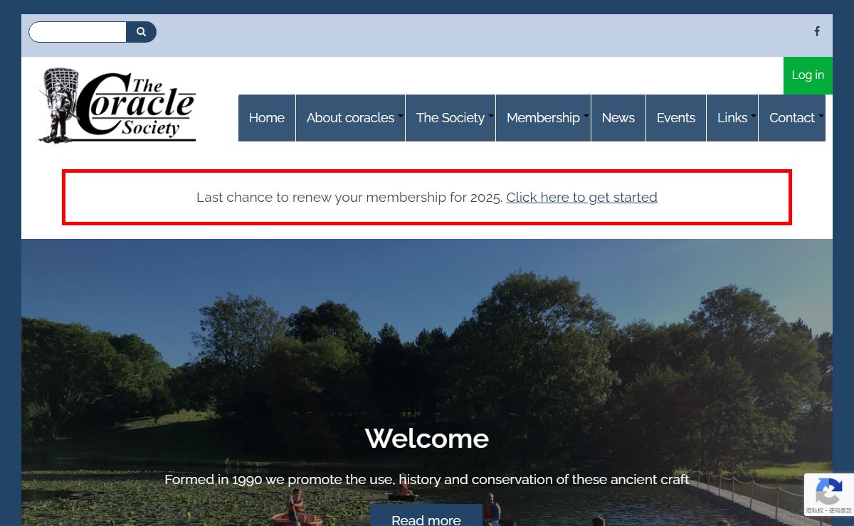 Welcome | The Coracle Society