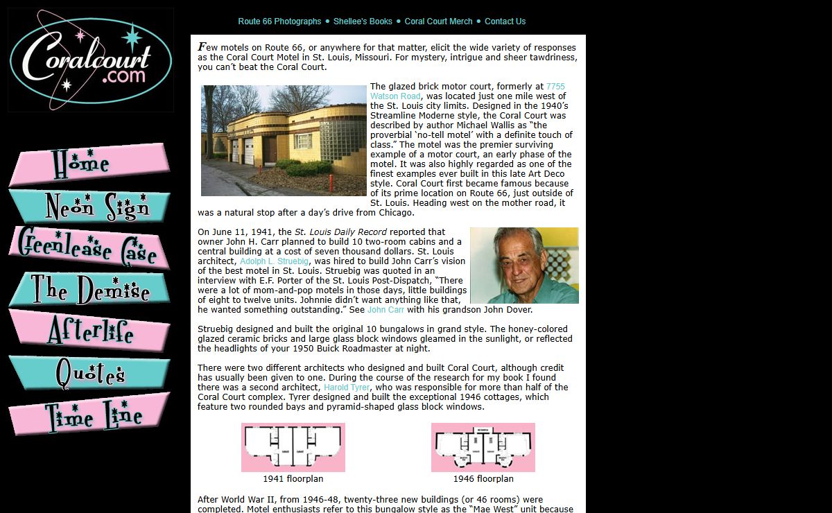 Coral Court History