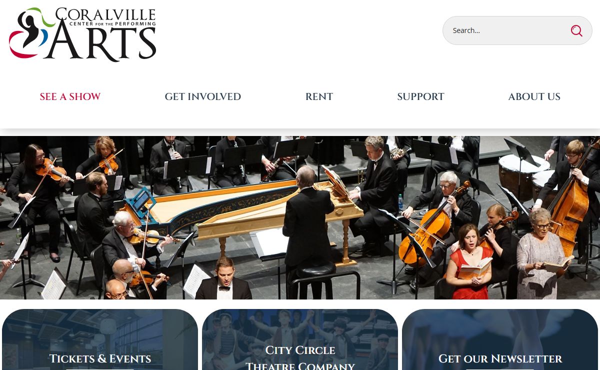 Coralville Center for the Performing Arts, IA | Official Website