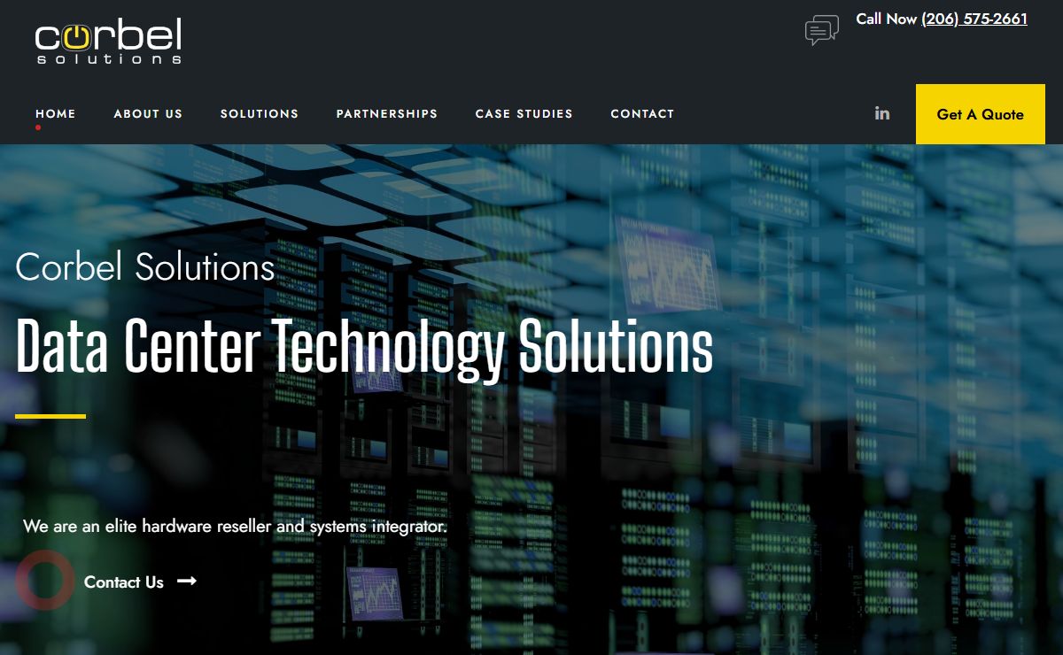 Data Center Infrastructure Technologies | Corbel Solutions
