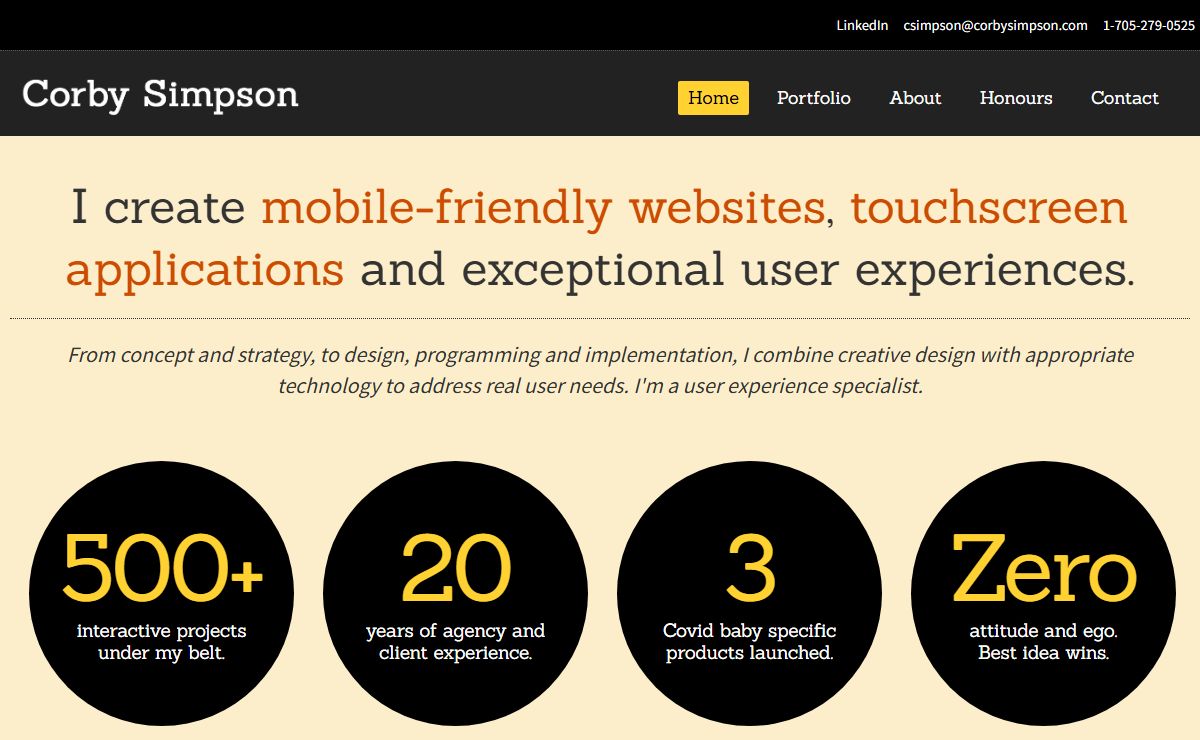 Corby Simpson – Creative Technologist