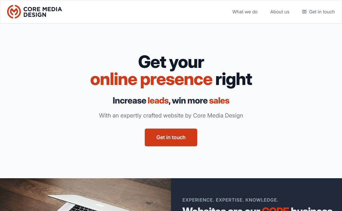 Core Media Design: Web design agency Penrith, Cumbria, UK