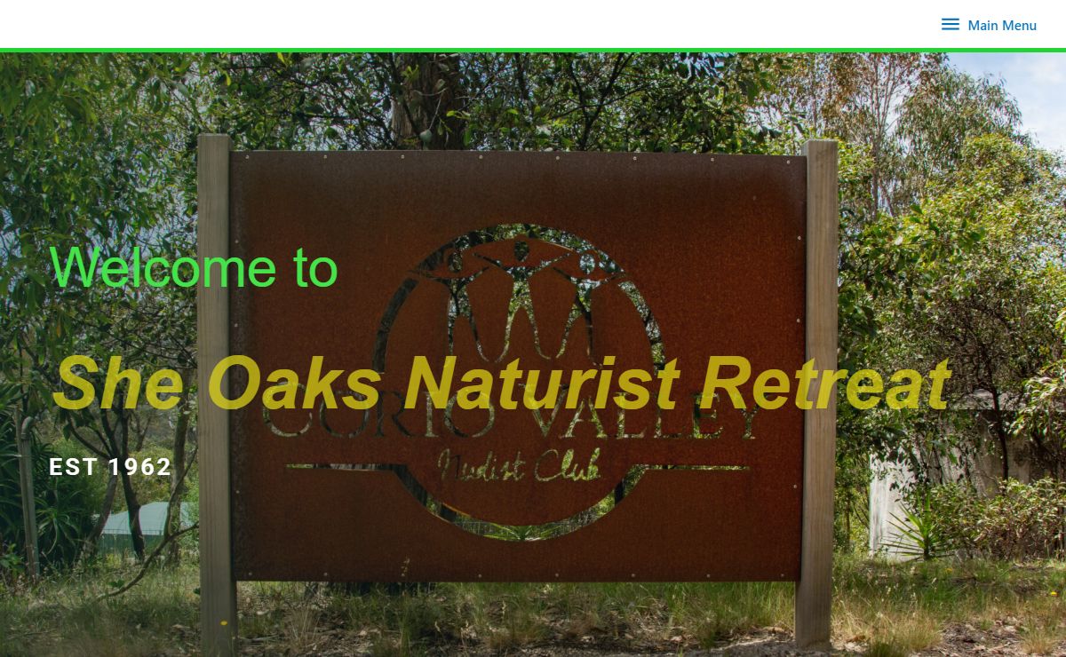 Welcome to Corio Valley Nudist Club