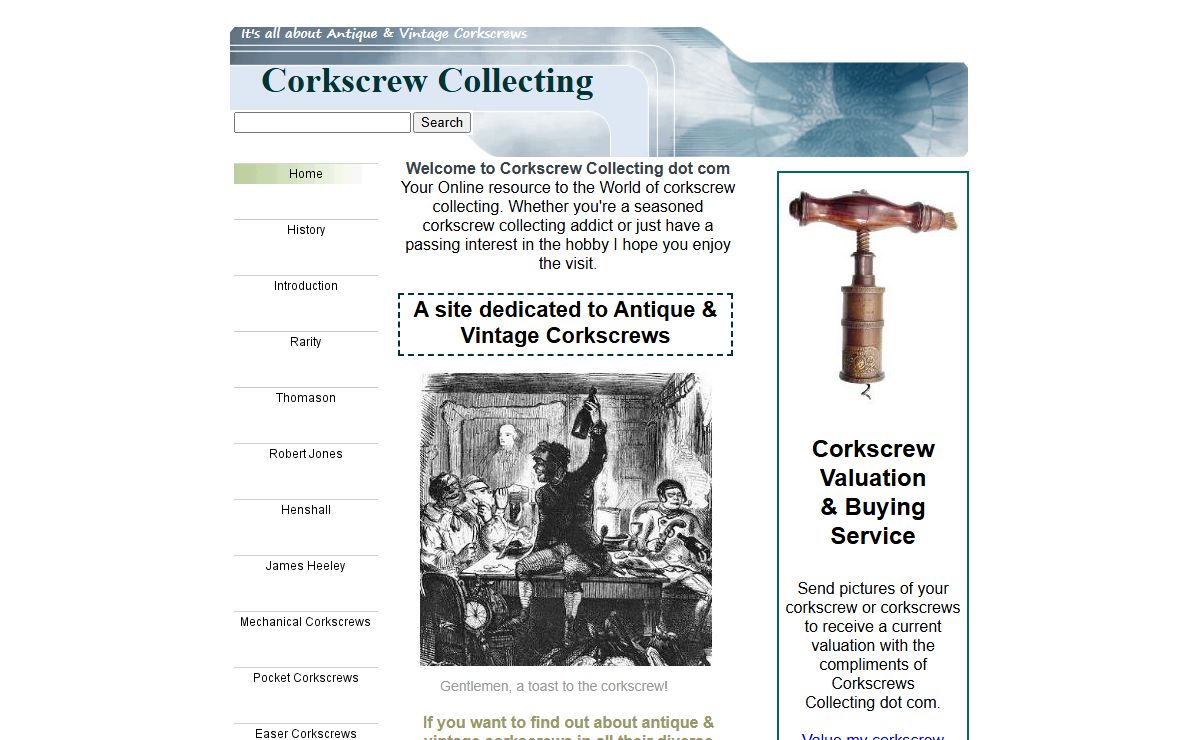 Corkscrew Collecting Home - We Buy Old Corkscrews