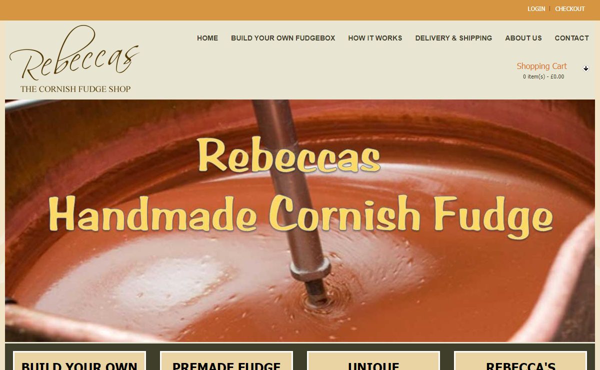 Rebeccas - Fudge in Cornwall - The Cornish Fudge Shop