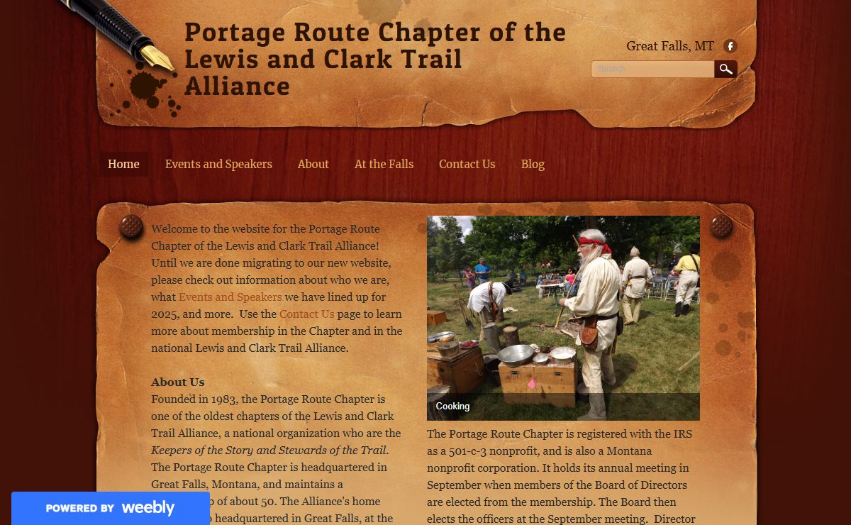 Portage Route Chapter of the Lewis and Clark Trail Alliance - Home