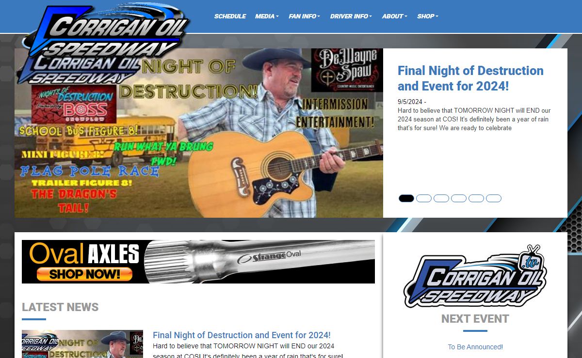 Corrigan Oil Speedway