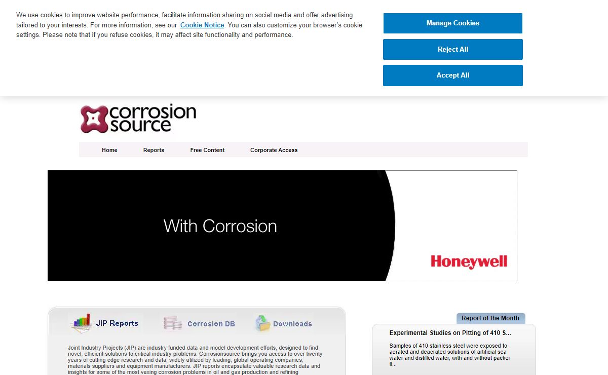 corrosionsource.com - The One-Stop Materials and Corrosion Information Resource