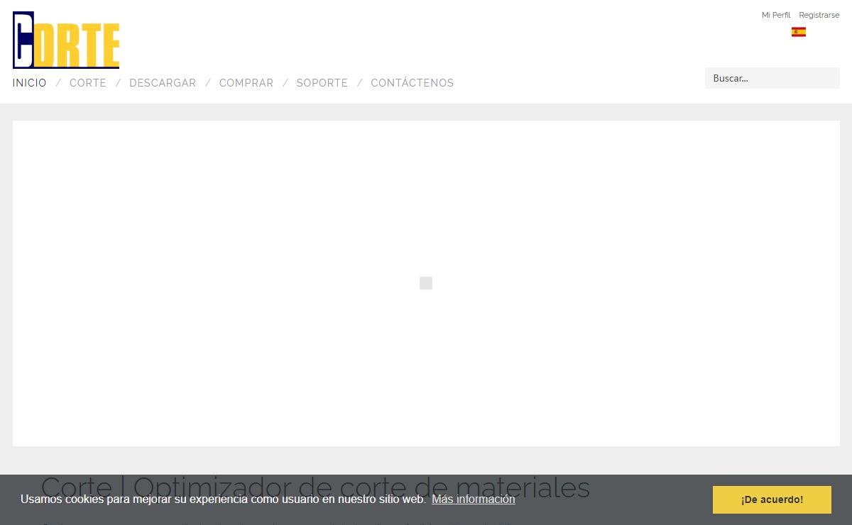 Inicio - Corte | Optimizador de corte de materiales