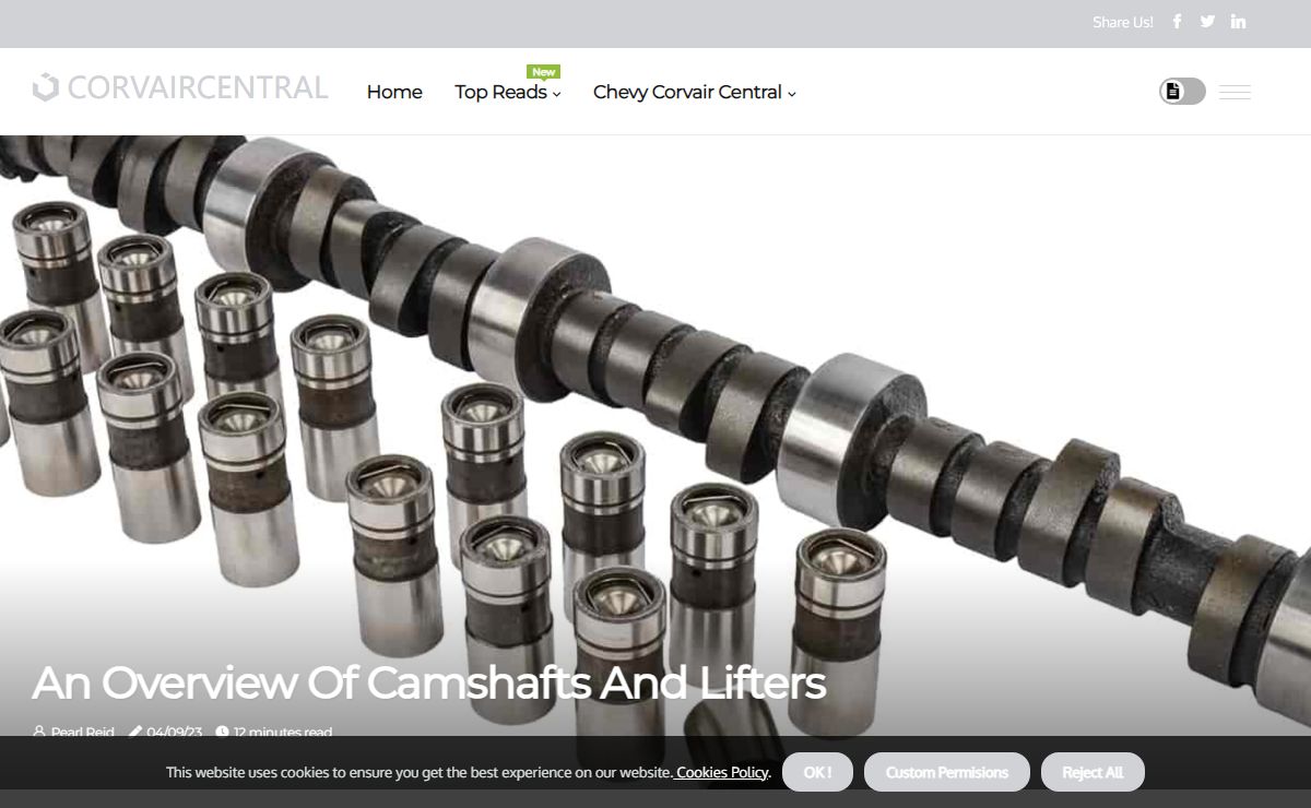 Corvair Central: Genuine Chevy Corvair Parts, Accessories & Advice