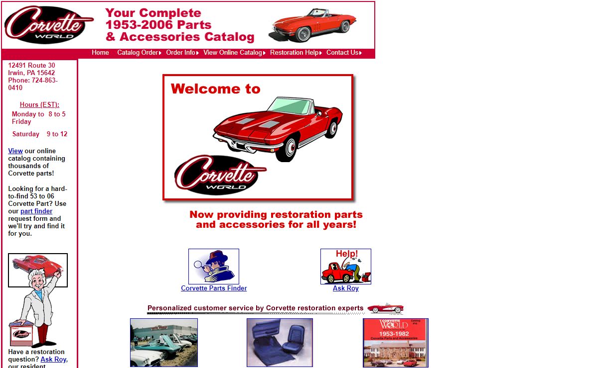 Corvette Parts & Accessories: Aftermarket Corvette Restoration Parts