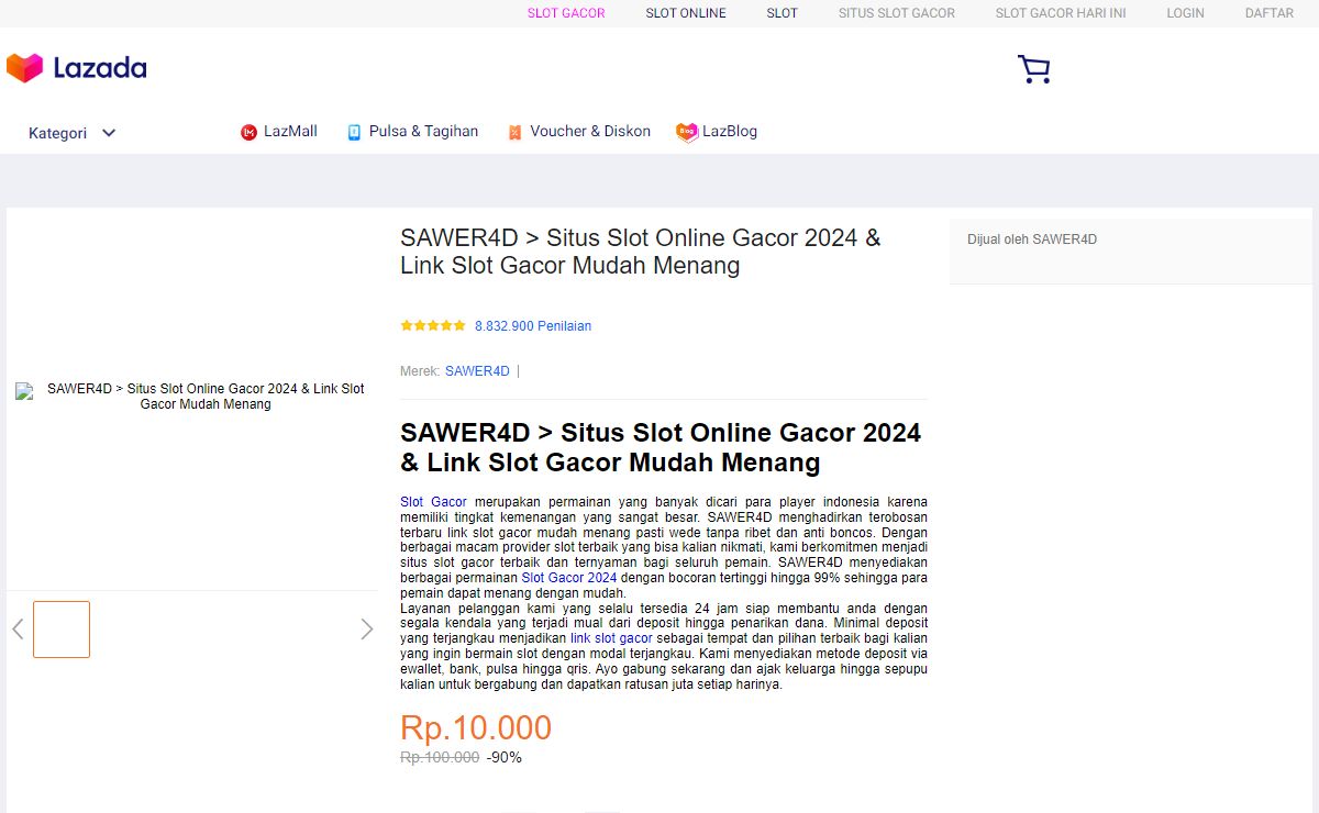 SAWER4D > Situs Slot Online Gacor 2024 & Link Slot Gacor Mudah Menang