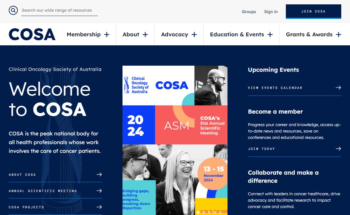 Clinical Oncology Society of Australia - COSA