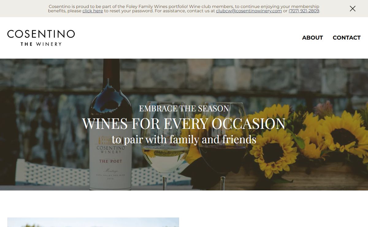 Home - Cosentino Winery