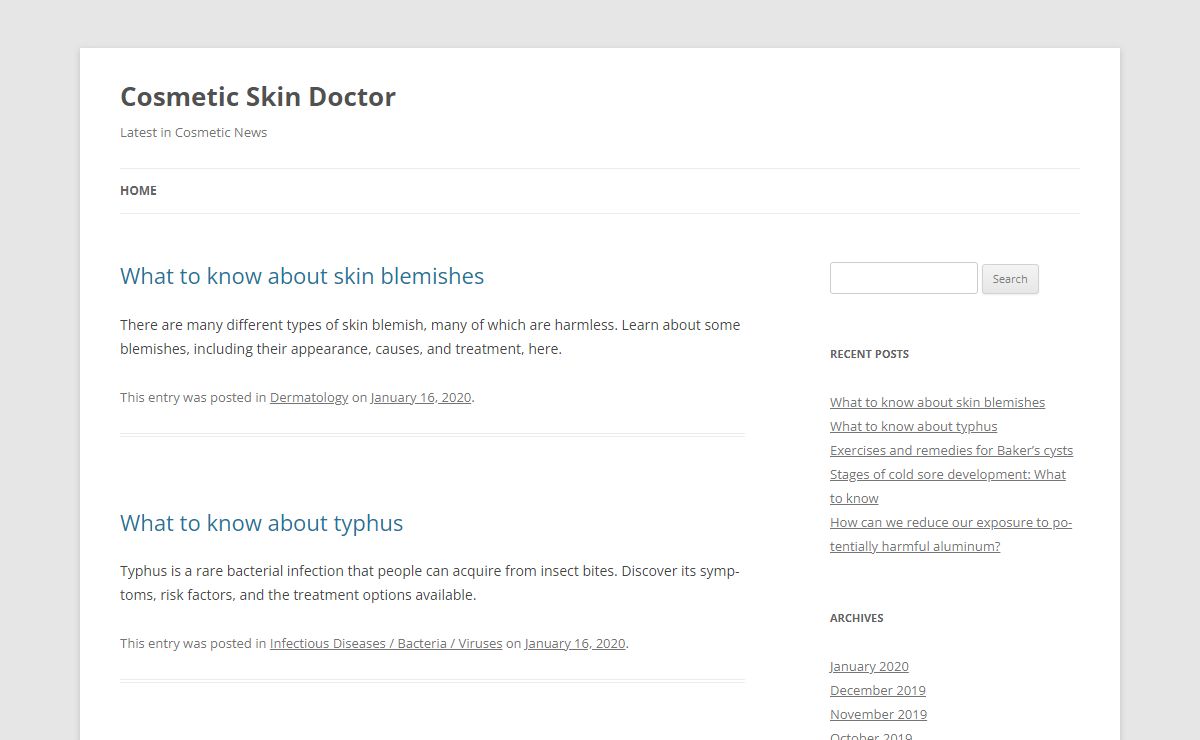 Cosmetic Skin Doctor | Latest in Cosmetic News