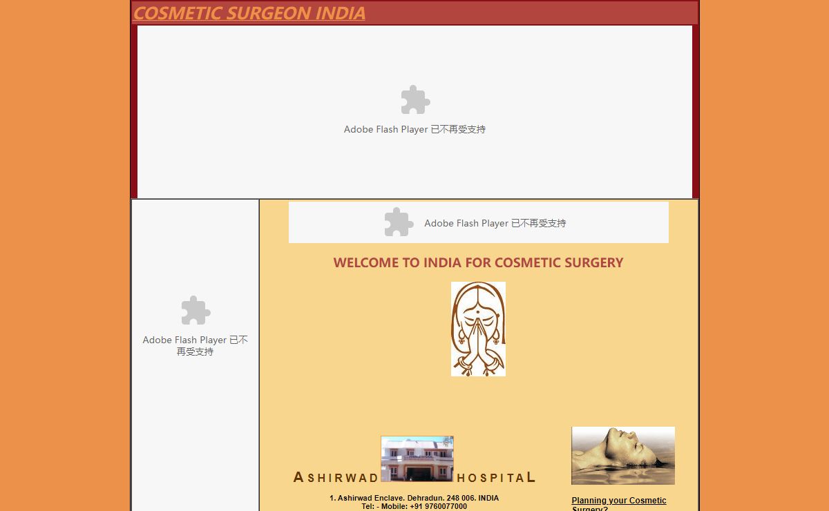 Cosmetic Surgeon India, Ashirwad Hospital, Dehradun, INDIA